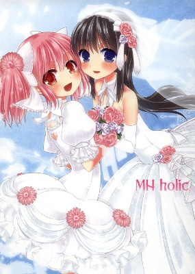 Mahou Shoujo Madoka★Magica - MHholic (Doujinshi) background