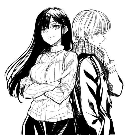 Обложка «The Story of an Onee-San Who Wants to Keep a High School Boy.»