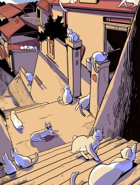 Обложка «Welcome to the Island of Cats»