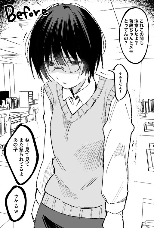 Обложка «A Plain Looking Girl From the Office Who Works at a Concept Café at Night. (Pre-serialization)»