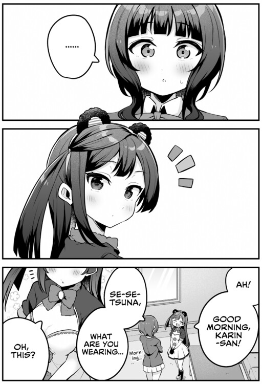 Love Live: Panda Setsuna-chan and Karin-san