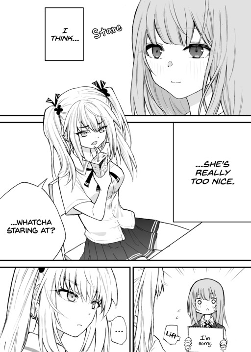 Обложка «The Mute Girl and Her New Friend (Webcomic)»