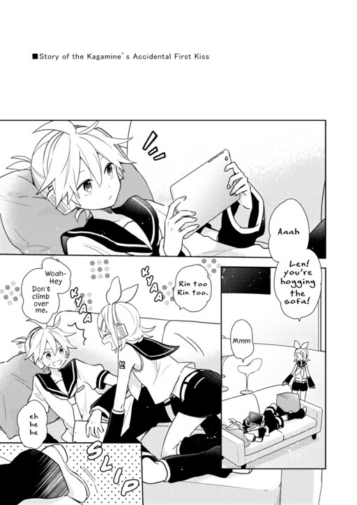 Vocaloid - The Kagamine Twins' Accidental First Kiss (Doujinshi)