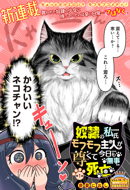 Обложка «Dorei no Watashi-shi Mofumofu Shujin ga Toutokute Kyou mo Buji Shibou»