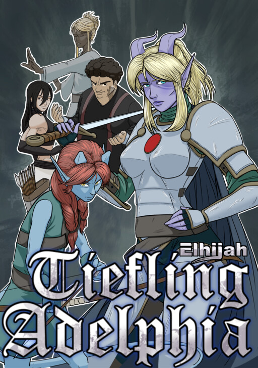Обложка «Tiefling Adelphia»