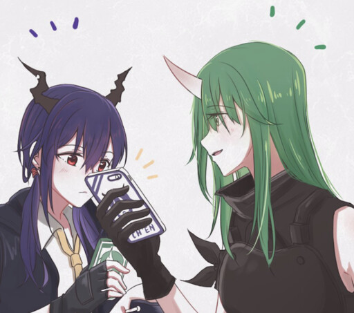Chen and Hoshiguma at Comic Cup in Shanghai