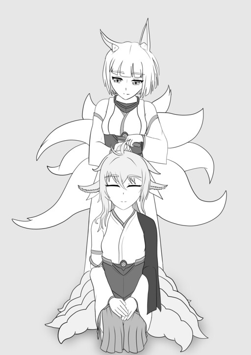 Обложка «Azur Lane - Two Little Fluffs (Doujinshi)»