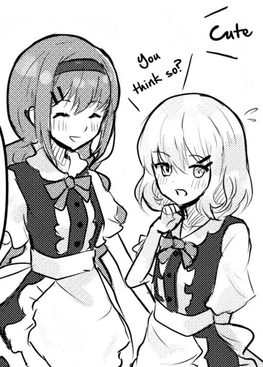 She is Convinced that her Half-Brother is a Girl (Monochrome)