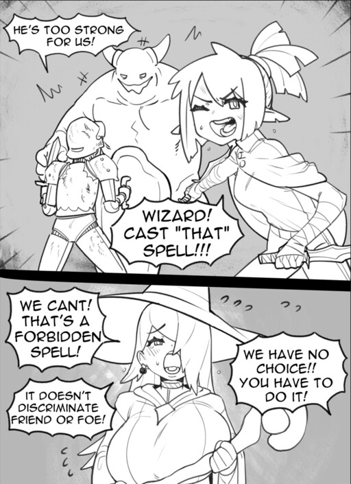 Обложка «A Wizard who can cast a forbidden spell»