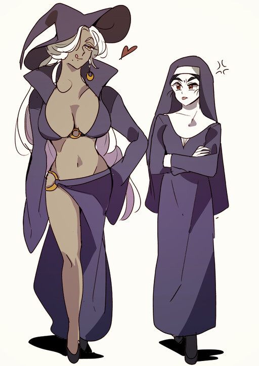 Обложка «Witch and Apprentice Sister»