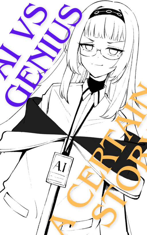 Обложка «A CERTAIN STORY OF AI MEETS GENIUS»