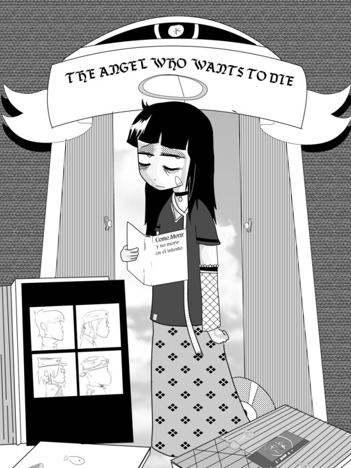 Обложка «The Angel Who Wanted to Die»