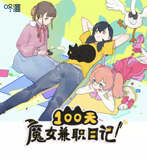 Обложка «The Diary of a 100 Day Part-Time Witch»