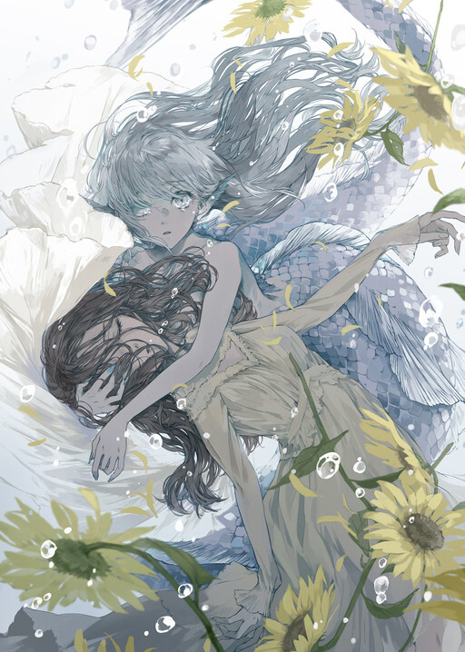 Обложка «The Story of the Princess and the Little Mermaid»