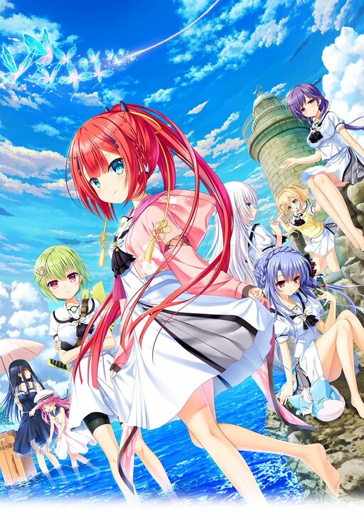 Обложка «Summer Pockets Reflection Blue Support Manga»