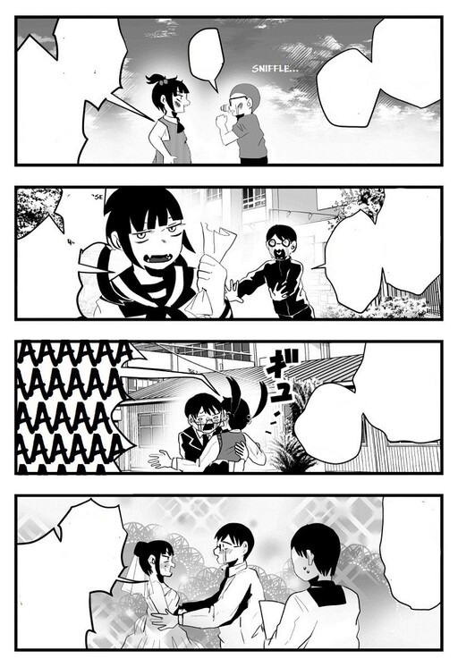 Обложка «The Tsundere Wife and the Crybaby Husband»