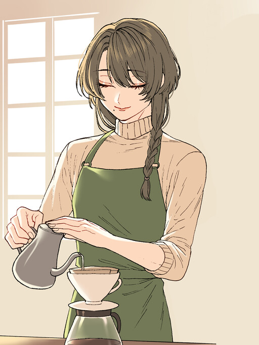 Обложка «The Beautiful Onii-san From the Coffee Shop and the Boy Who Is a Regular»