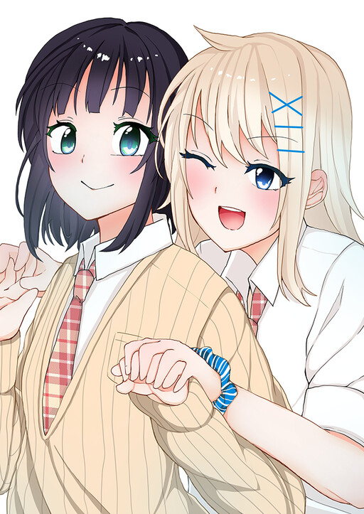 Обложка «A Yuri Manga Between a Delinquent and a Quiet Girl That Starts From a Misunderstanding»