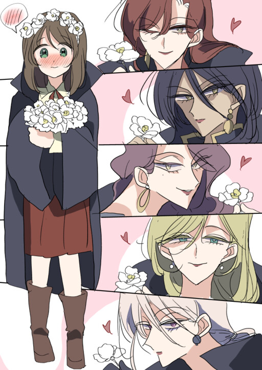 Обложка «Majo-tachi to Minarai-chan»