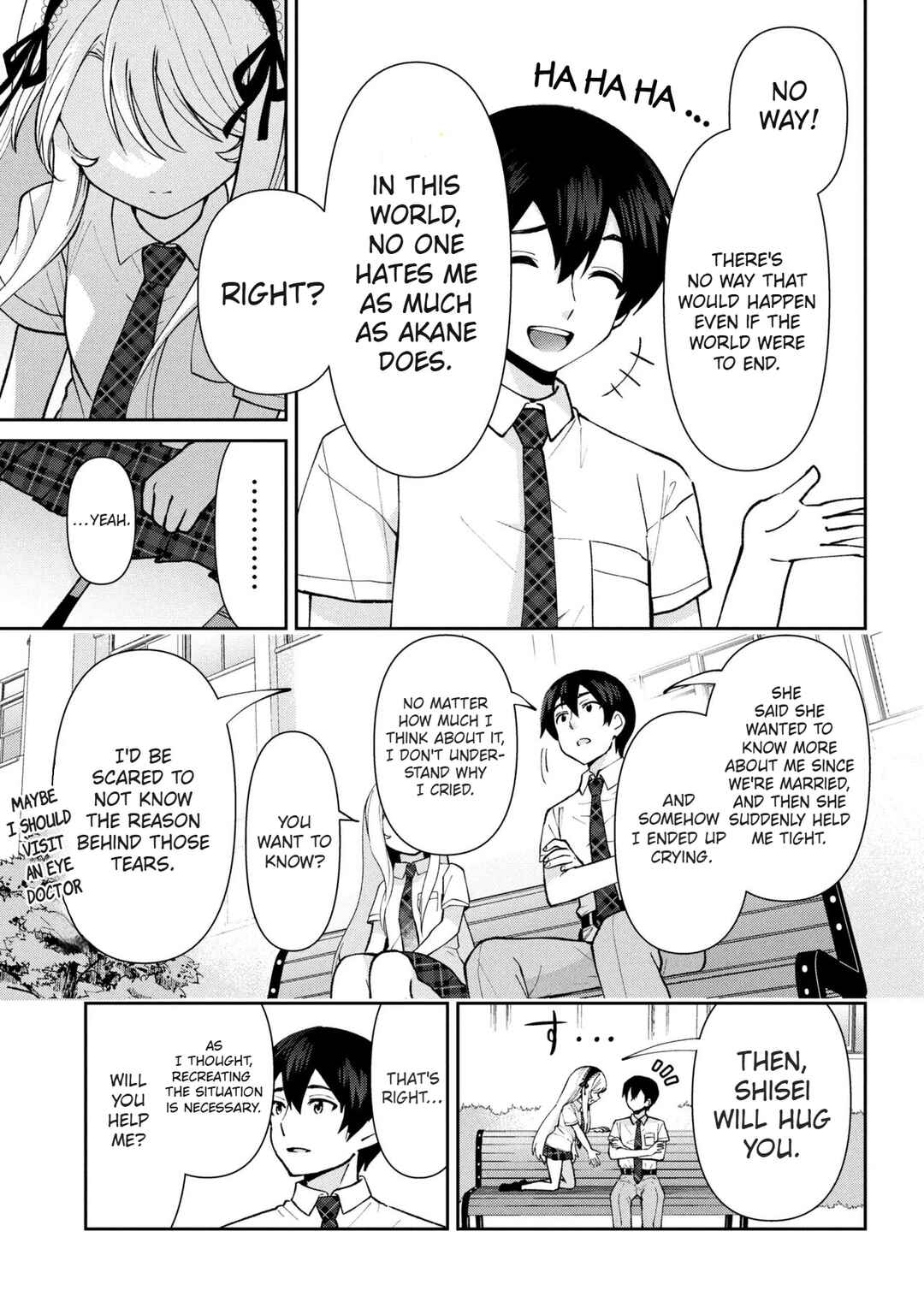 Class no Daikirai na Joshi to Kekkon Suru Koto ni Natta. Chapter 42.1 - Page 12