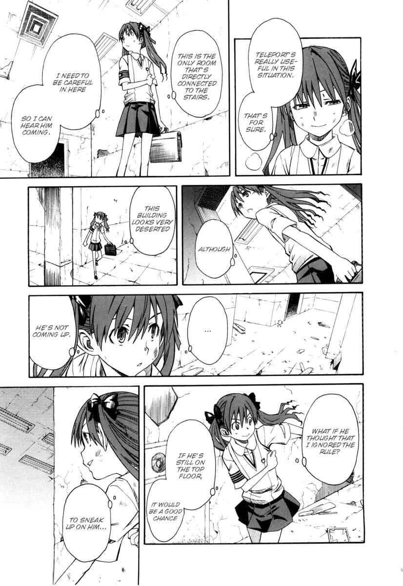 Toaru Majutsu no Index Gaiden: Toaru Kagaku no Railgun Chapter 10 - Page 13