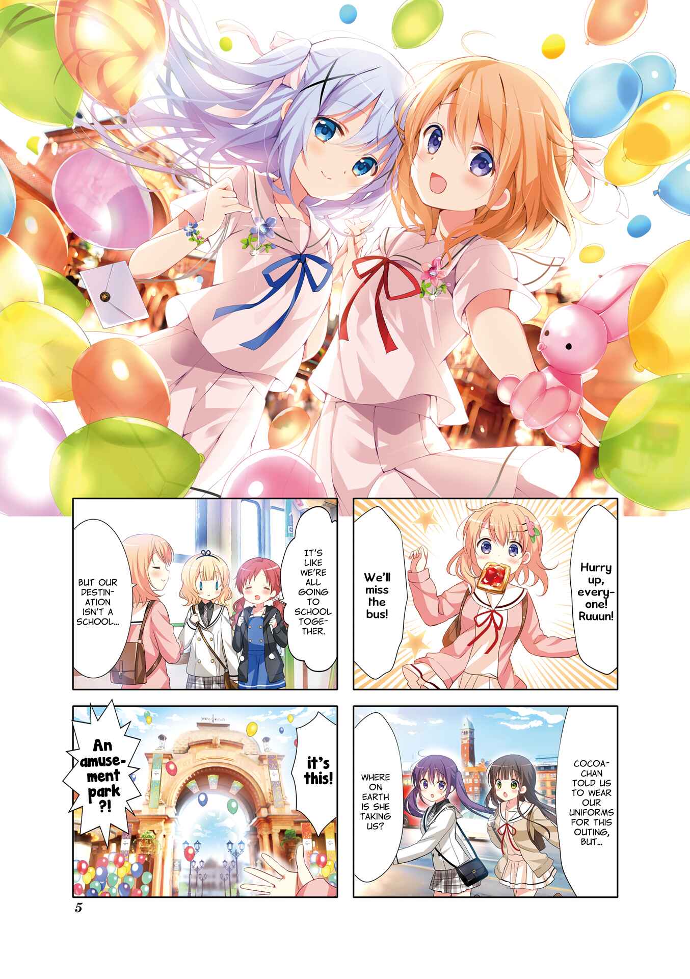 Gochuumon wa Usagi desu ka? Chapter 107 - Page 5