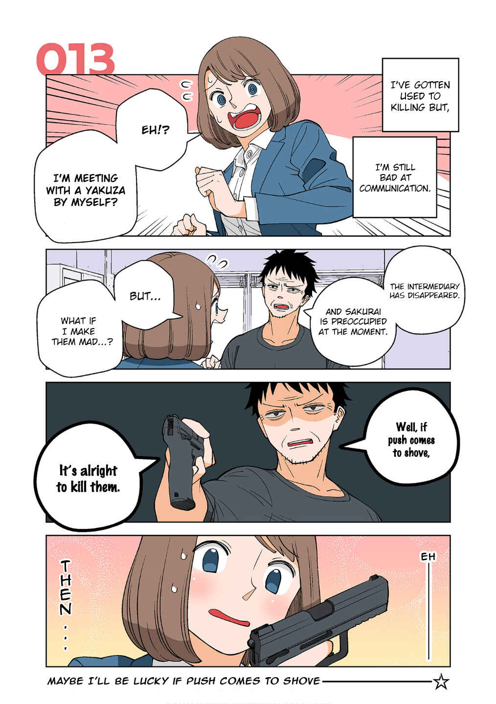 Shiawase Kanako no Koroshiya Seikatsu Chapter 13 - Page 1