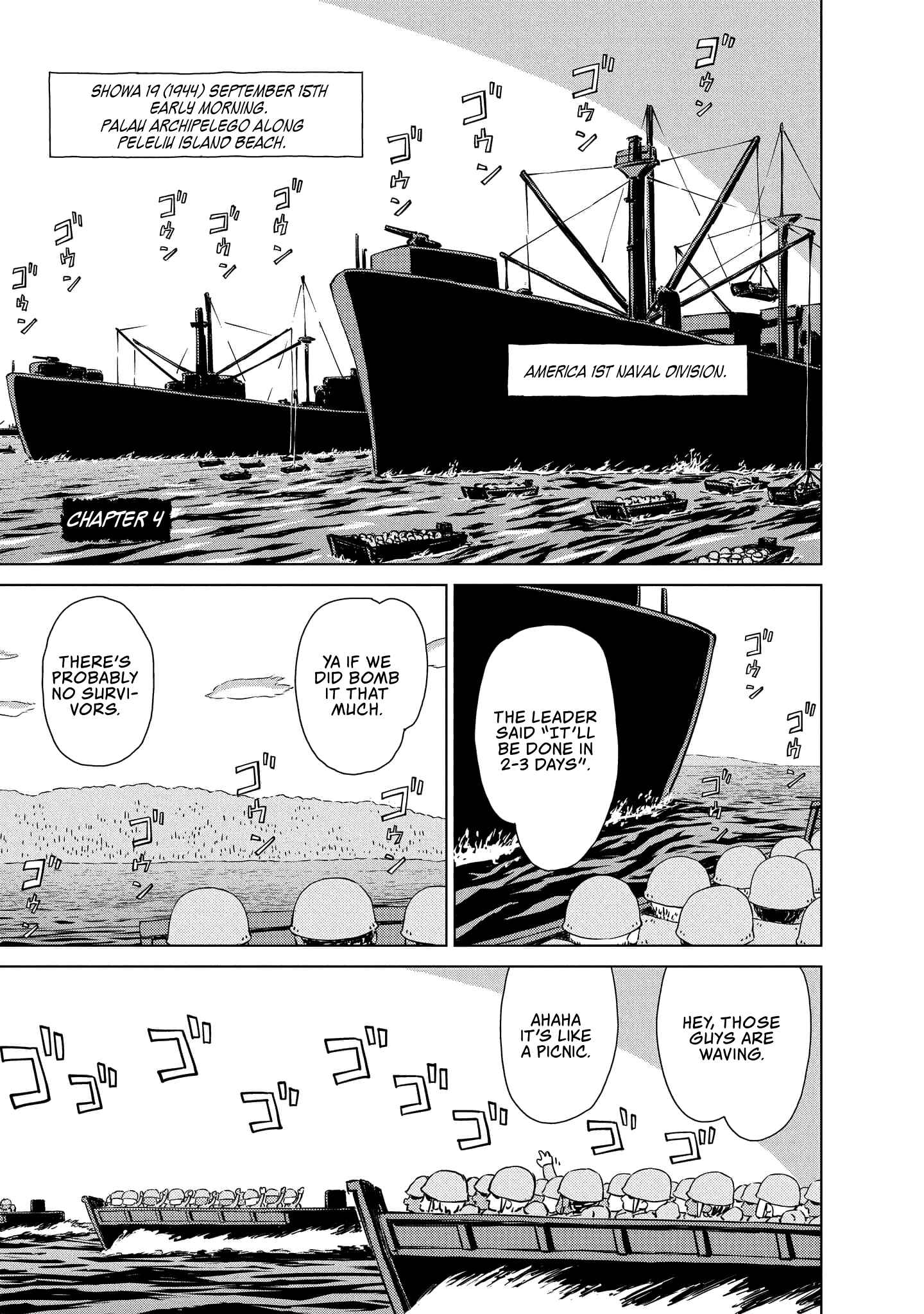 Peleliu: Guernica of Paradise Chapter 4 - Page 1