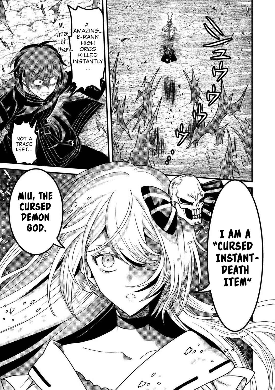 Kinki Kaiju no Saikyo Sobi Tsukai ～Noroi Shika Tokenai Munou to Tsuihou Sareta ga, Shishii Aitemu o No Risuku de Tsukai Hodai～ Chapter 1 - Page 34