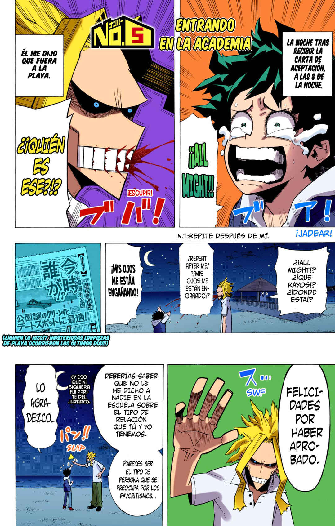 Boku no Hero Academia (Official Colored) Chapter 5 - Page 3