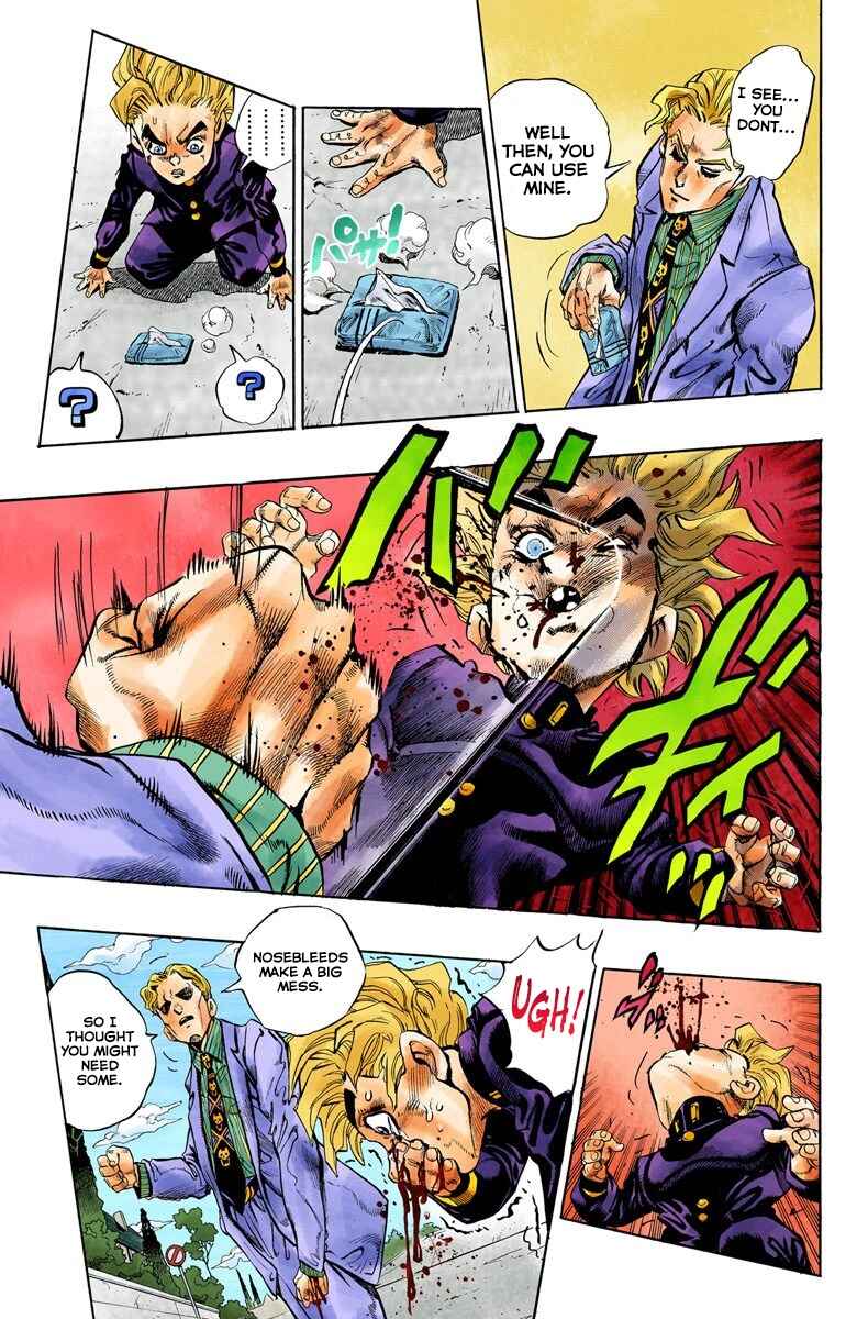 JoJo no Kimyou na Bouken: Part 4 - Diamond wa Kudakenai Color-ban Chapter 96 - Page 14