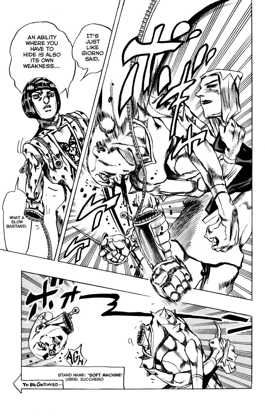 JoJo no Kimyou na Bouken: Part 5 - Ougon no Kaze Chapter 22 - Page 18