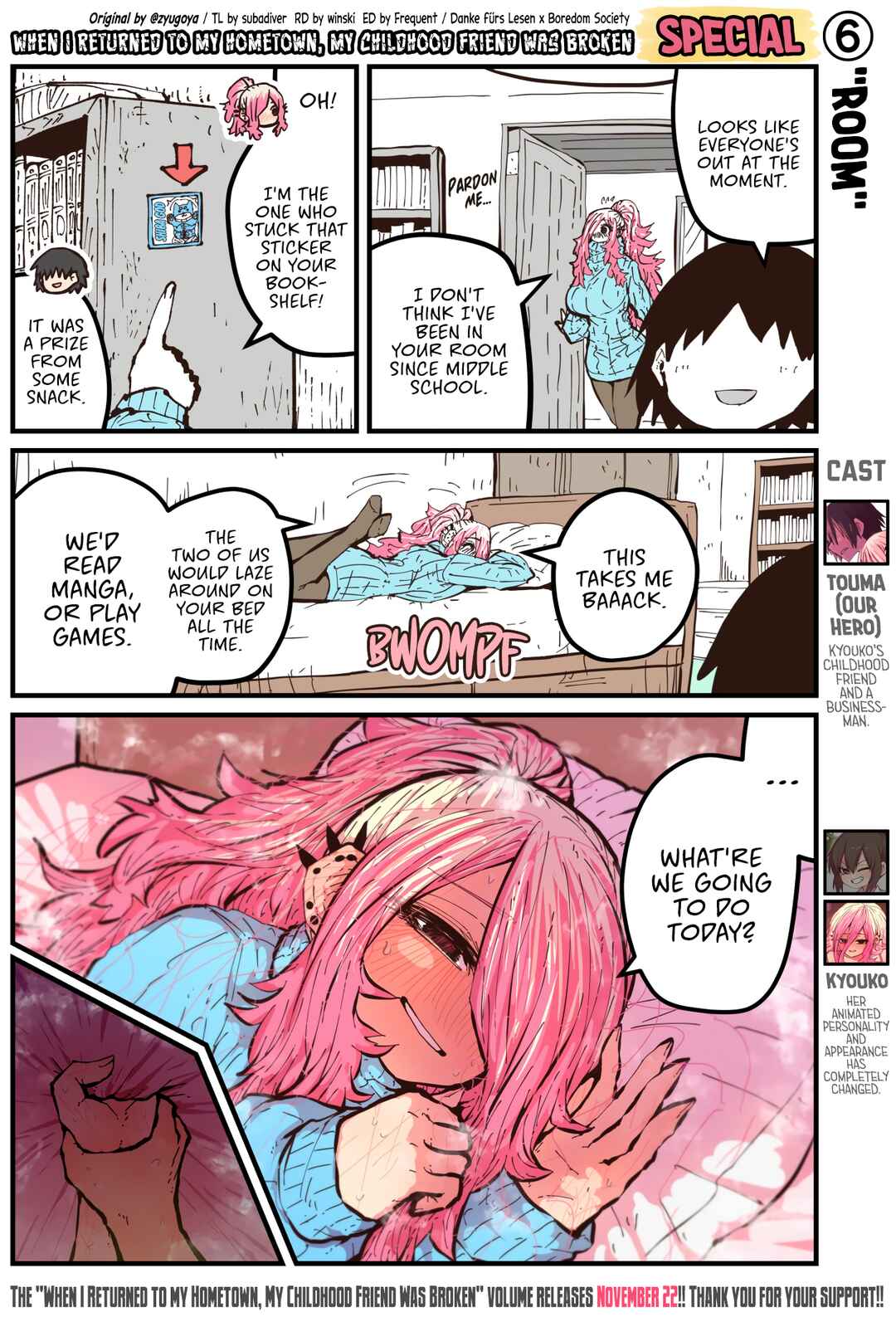Jimoto ni Kaettekitara Osananajimi ga Kowareteta Chapter 50.6 - Page 1