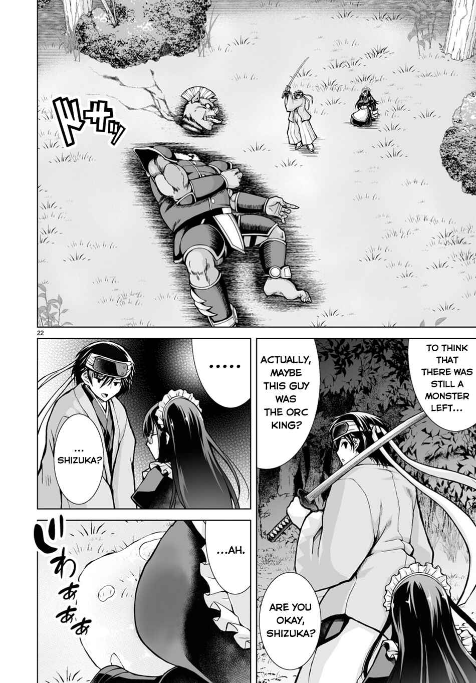 Isekai ni Shoukan Saretan da kedo, Nandemo Kireteshimau Kennou o Te ni Ireta no de Easy Mode deshita Chapter 4 - Page 22