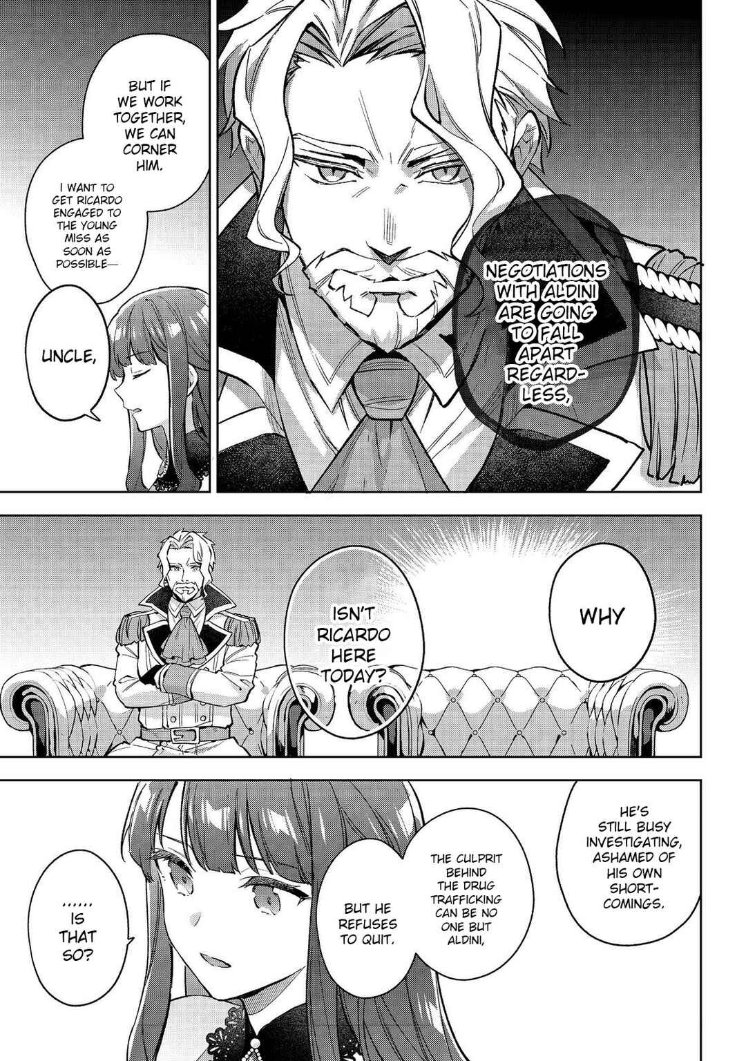 Akutou Ikka no Mana Musume, Tensei Saki mo Otome Game no Gokudou Reijou deshita Chapter 25 - Page 3