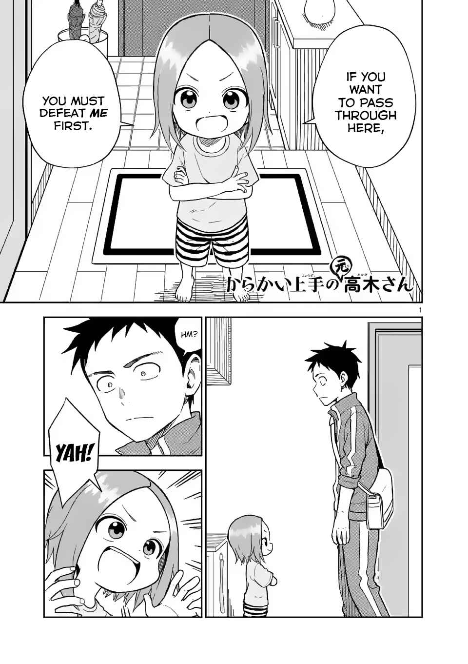 Karakai Jouzu no (Moto) Takagi-san Chapter 159 - Page 1