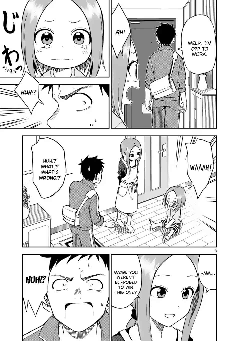 Karakai Jouzu no (Moto) Takagi-san Chapter 159 - Page 3