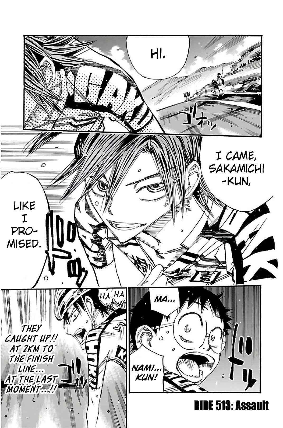 Yowamushi Pedal Chapter 513 - Page 1
