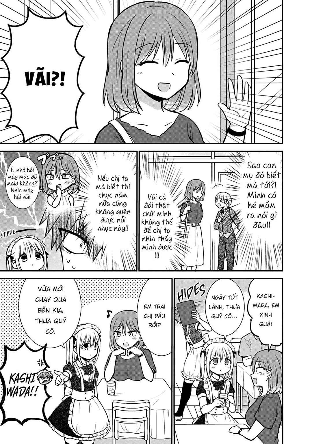Kao ni Denai Kashiwada-san to Kao ni Deru Oota-kun Chapter 43 - Page 10