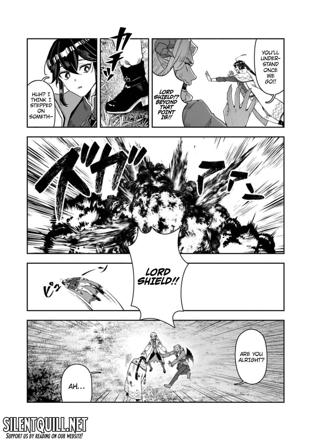 Kuni ni Saikyou no Barrier wo Hattara Heiwa ni Narisugite Tsuihousaremashita ~Ore no Mahou ga Yabasugite, Bijo to Mazoku ni Kakomarerun da ga!?~ Chapter 18 - Page 4