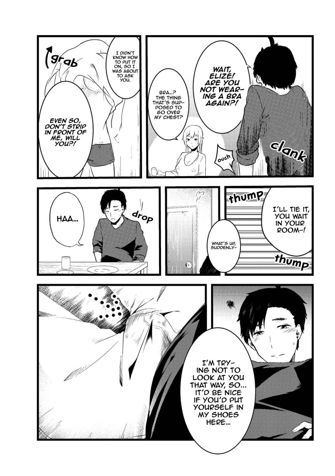 Mujintou de Elf to Kyoudou Seikatsu Chapter 3 - Page 10