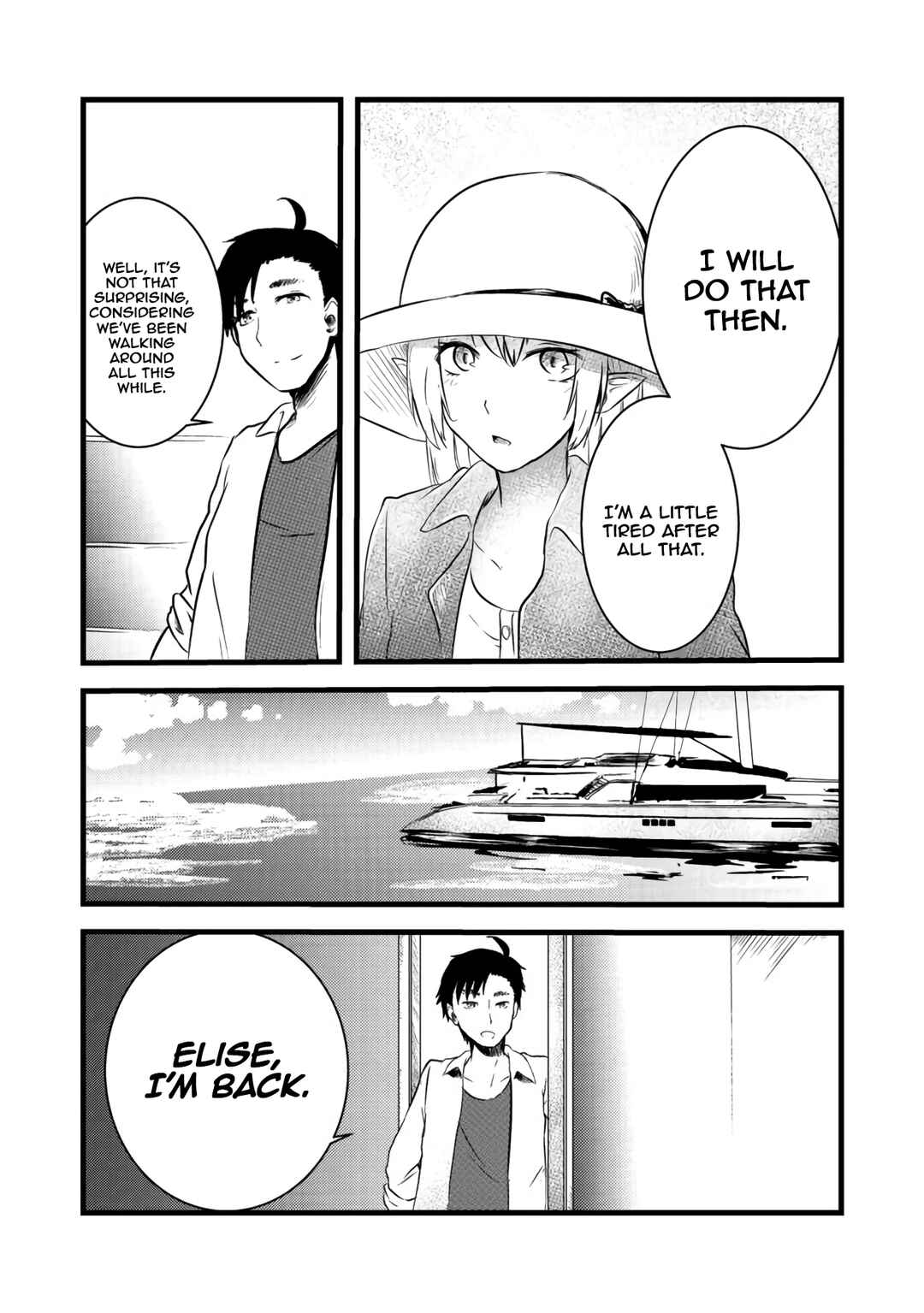 Mujintou de Elf to Kyoudou Seikatsu Chapter 3 - Page 39