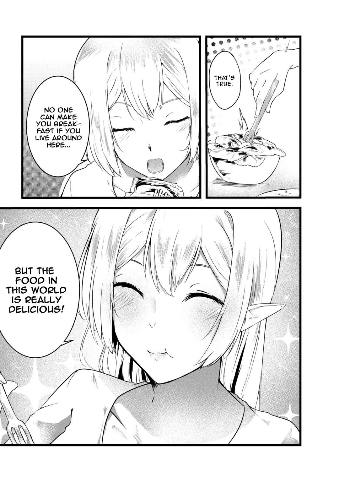 Mujintou de Elf to Kyoudou Seikatsu Chapter 3 - Page 7