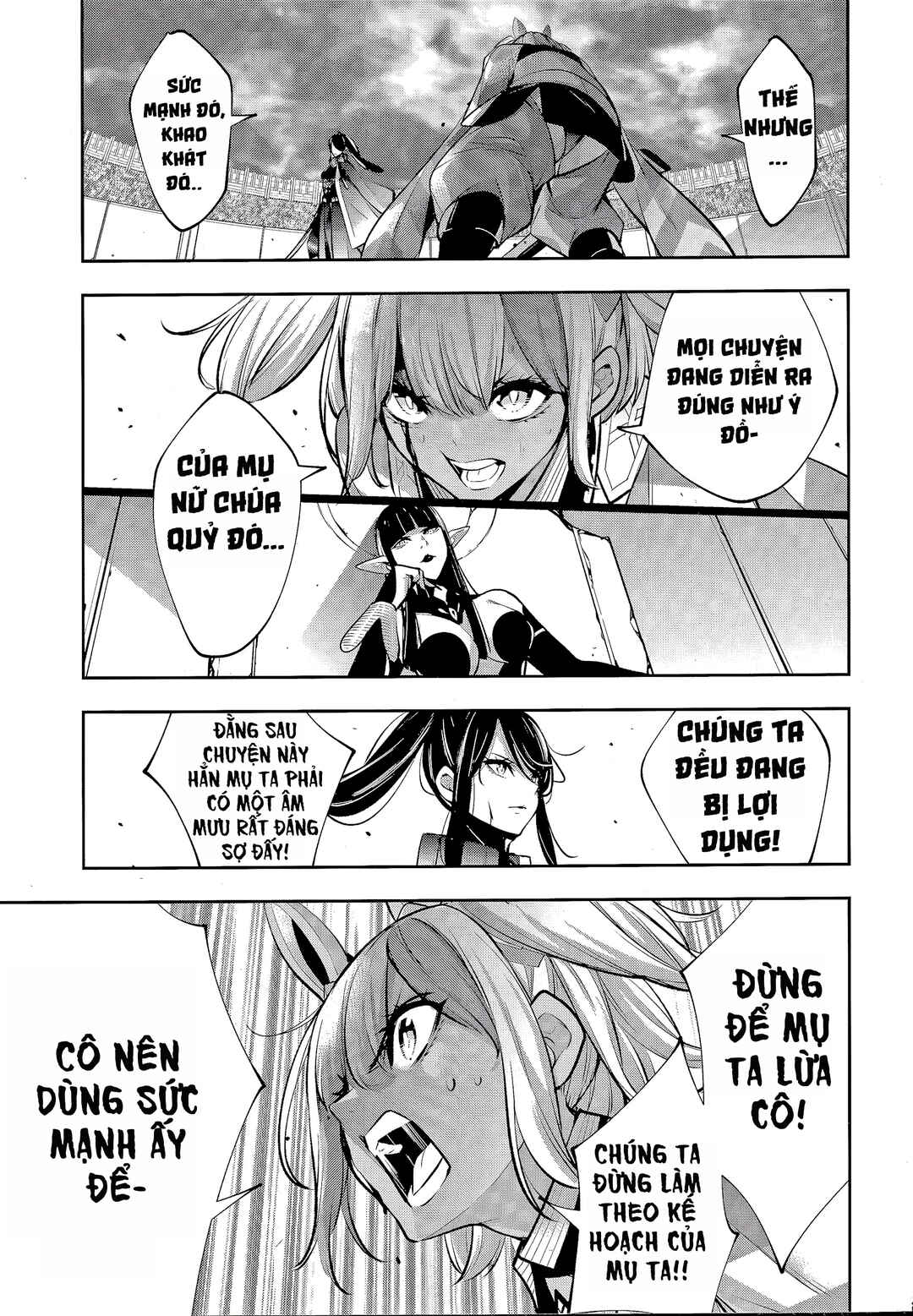 Majo Taisen - 32-nin no Isai no Majo wa Koroshiau Chapter 55 - Page 25