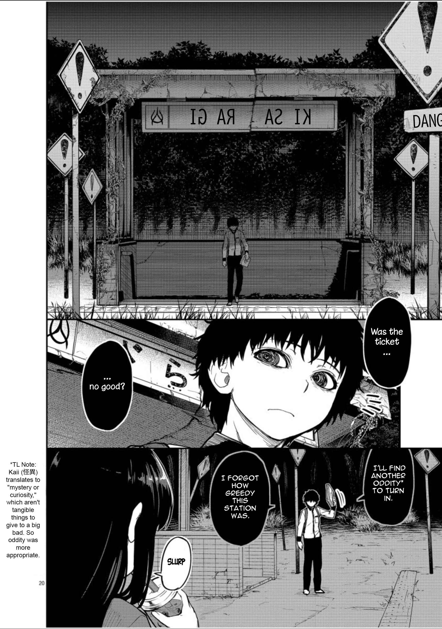 Kaii to Otome to Kamikakushi Chapter 5 - Page 21