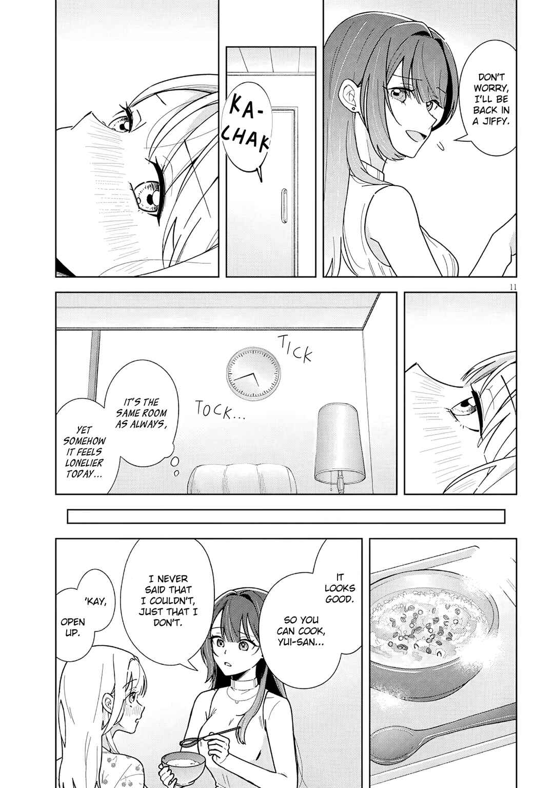 Afternoon Tea wa Ikaga desu ka? Watashi to Kanojo no Fujun de Ichizu na Futarigurashi Chapter 3.1 - Page 11