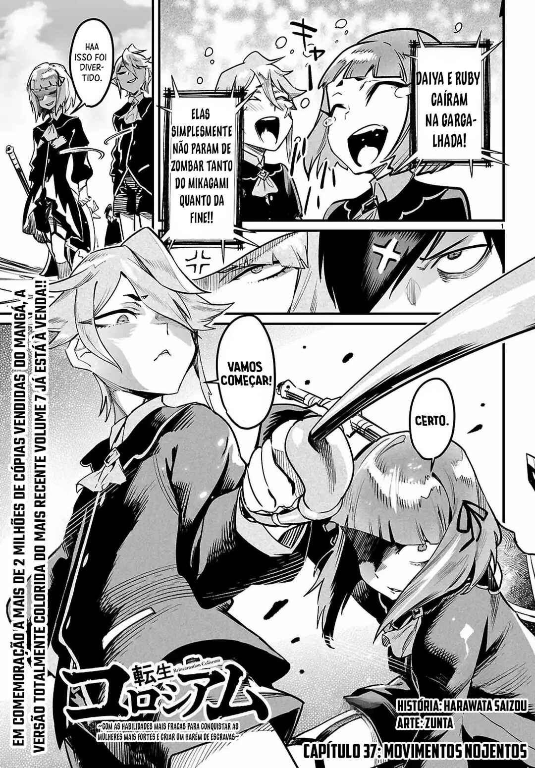 Tensei Coliseum: Saijaku Skill de Saikyou no Onna-tachi o Koryaku Shite Dorei Harem Tsukurimasu Chapter 37 - Page 2