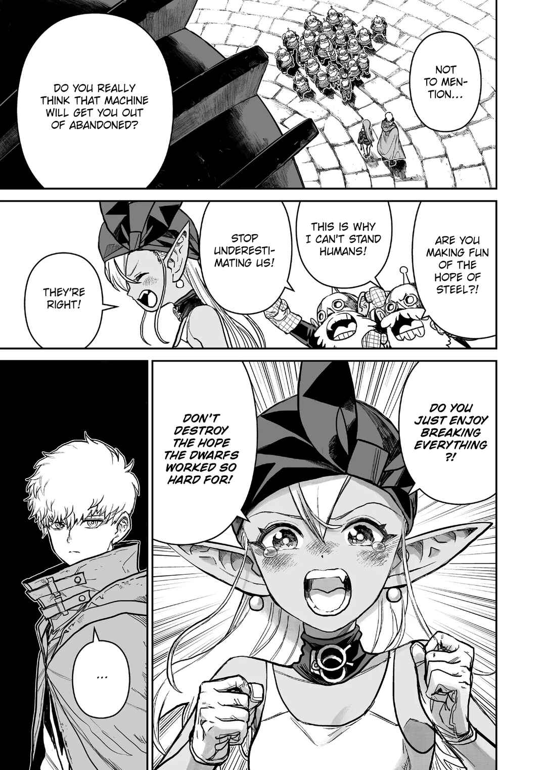Abandoned: Tsuyosugite Buki ga Kowareru Yuusha to Buki Shokunin no Elf Chapter 16 - Page 9