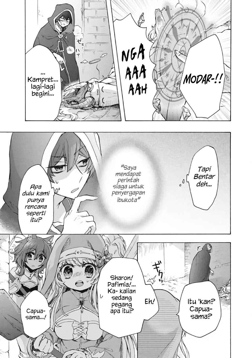 "Kukuku...... Yatsu wa Shiten'nou no Naka Demo Saijaku" to Kaiko sa Reta Ore, Naze ka Yuusha to Seijo no Shishou ni Naru Chapter 11.1 - Page 7
