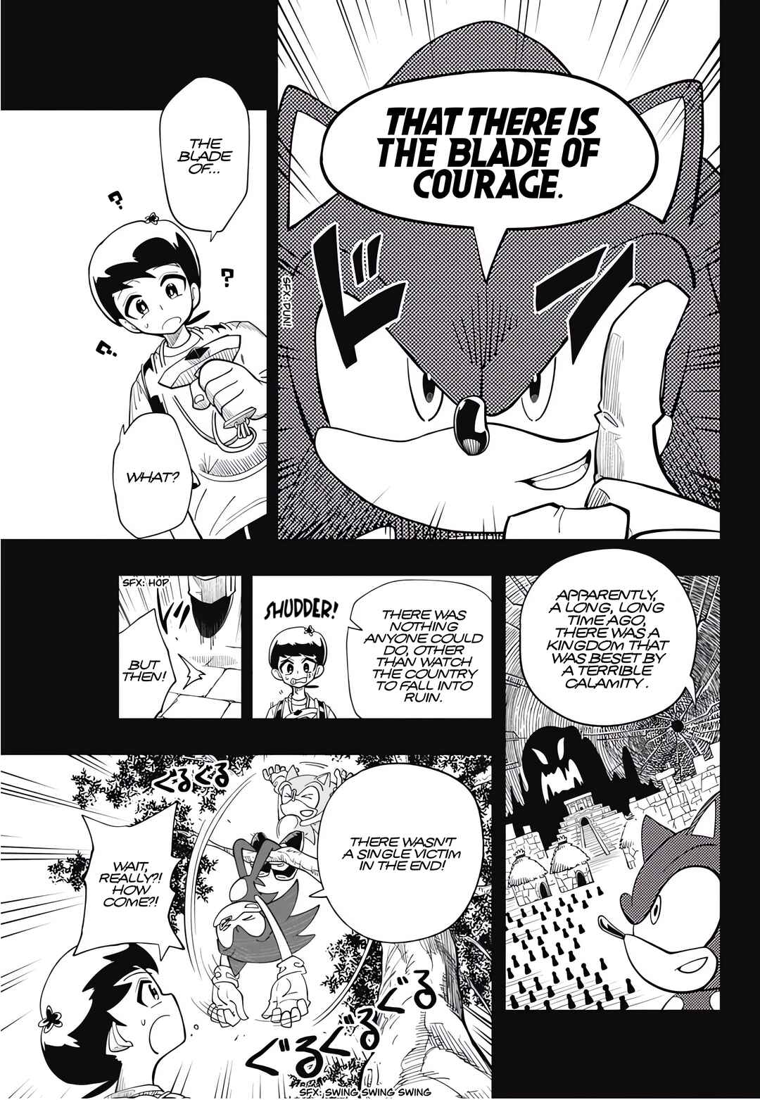 Sonic to Yuuki no Tsurugi Chapter 1 - Page 22